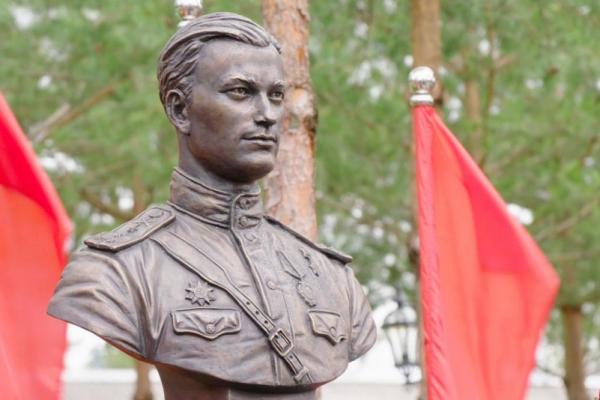 Bust of the Soviet Union Hero Nikolai Kireev