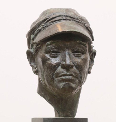 Bust of Akira Kurosawa the director of the 