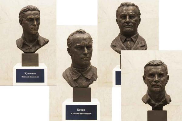 Series of busts of prominent figures of the FSB